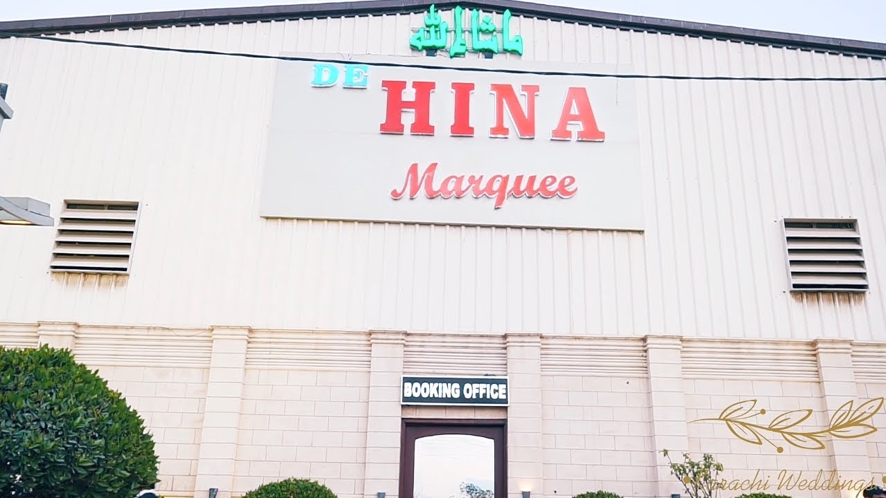 de hina marquee malir model colony valima reception setup karachi weddings
