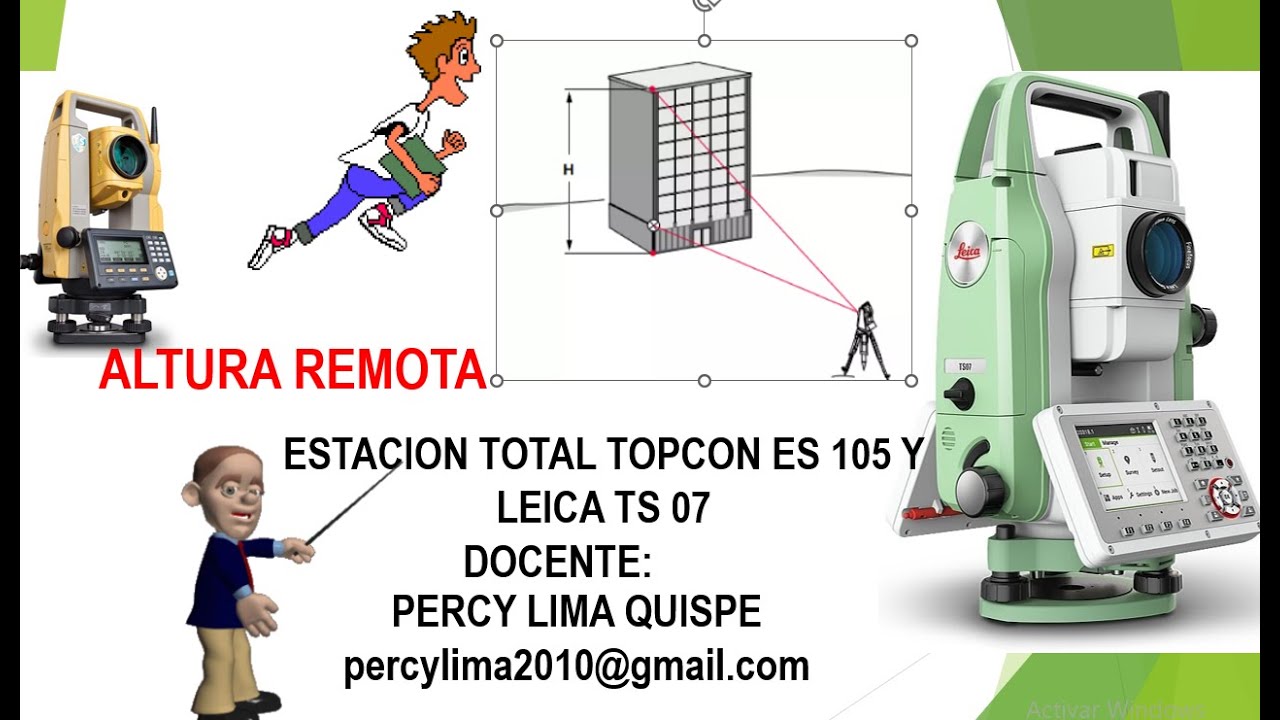 8764 SESION 04 COMO CALCULAR ALTURA REMOTA ESTACION TOTAL LEICA TS 06, TS 07 Y TOPCON ES 105