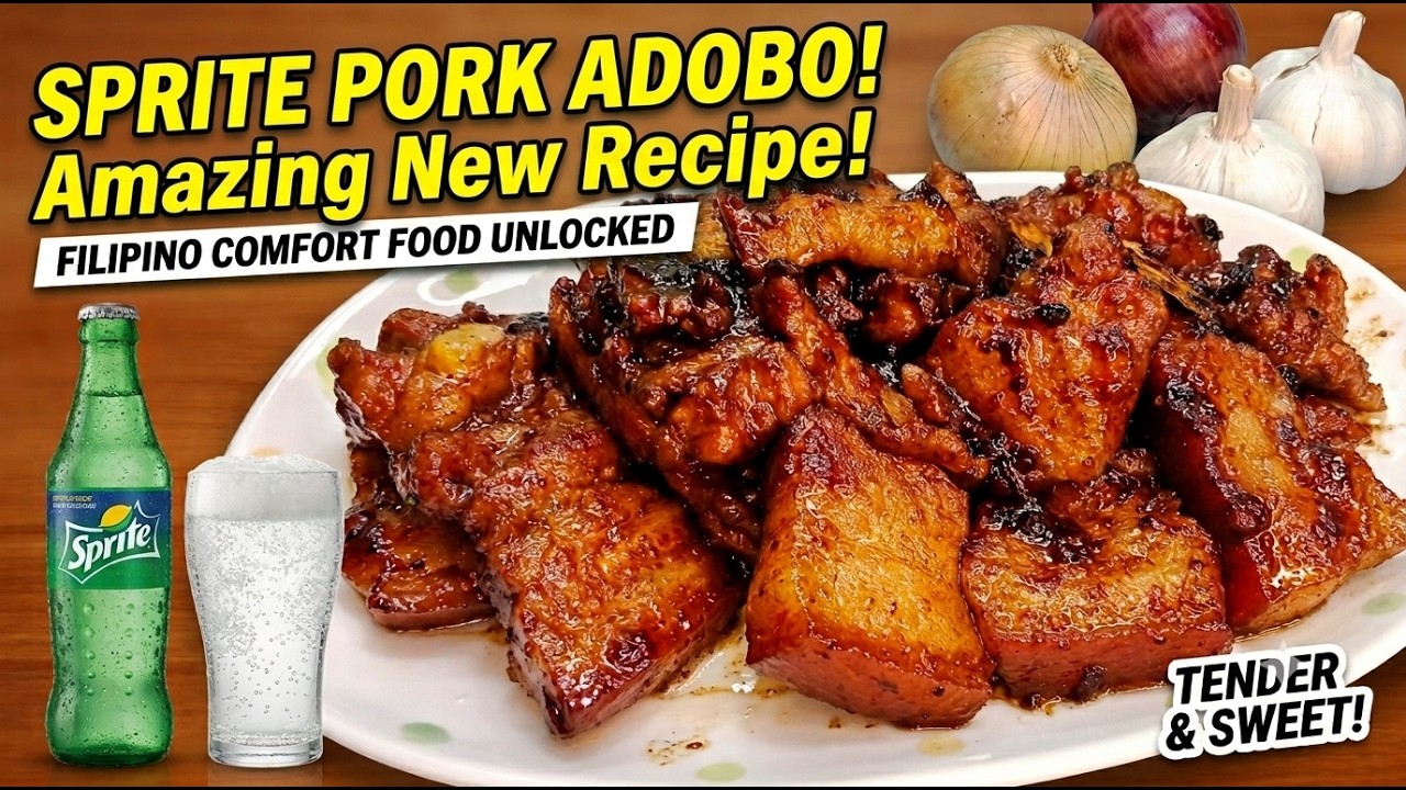 СЕКРЕТ ПРИГОТОВЛЕНИЯ СУПЕРВКУСНОЙ СВИНИНЫ АДОБО СО СПРАЙТОМ!!!