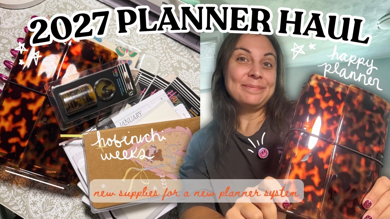 HAPPY PLANNER 2026 FALL RELEASE UNBOXING 📦 2027 planners & accessories haul