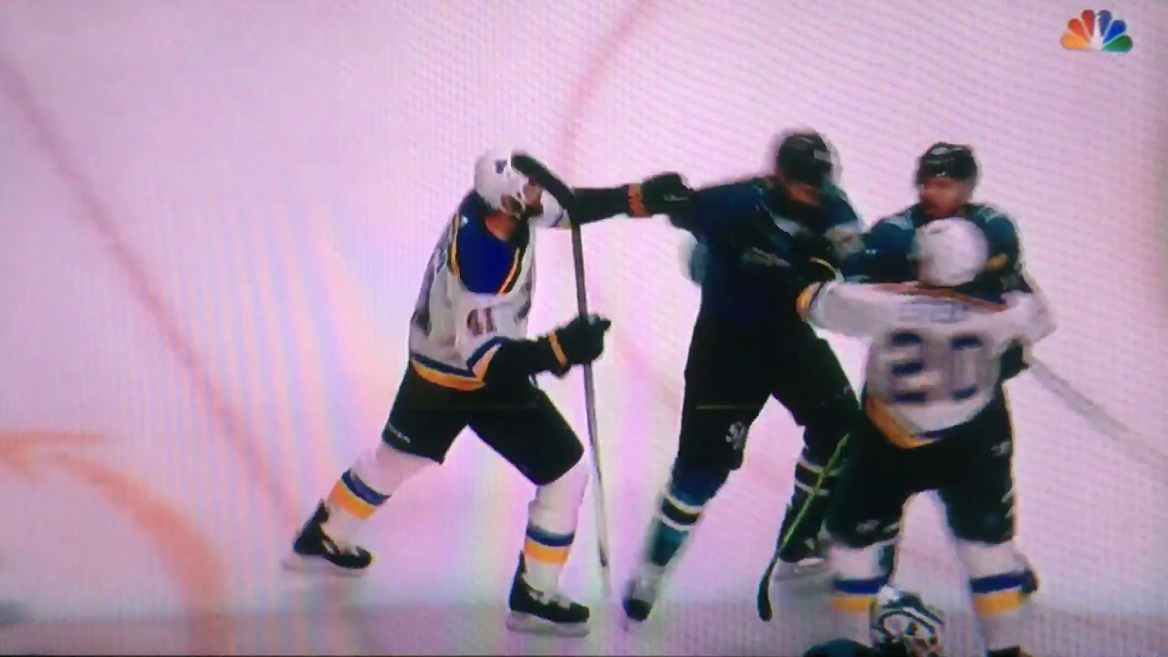Barclay Goodrow and Robert Bortuzzo Fight!!!
