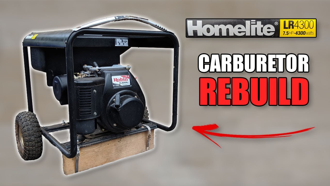 Homelite LR4300 Generator - Robin Subaru EY28