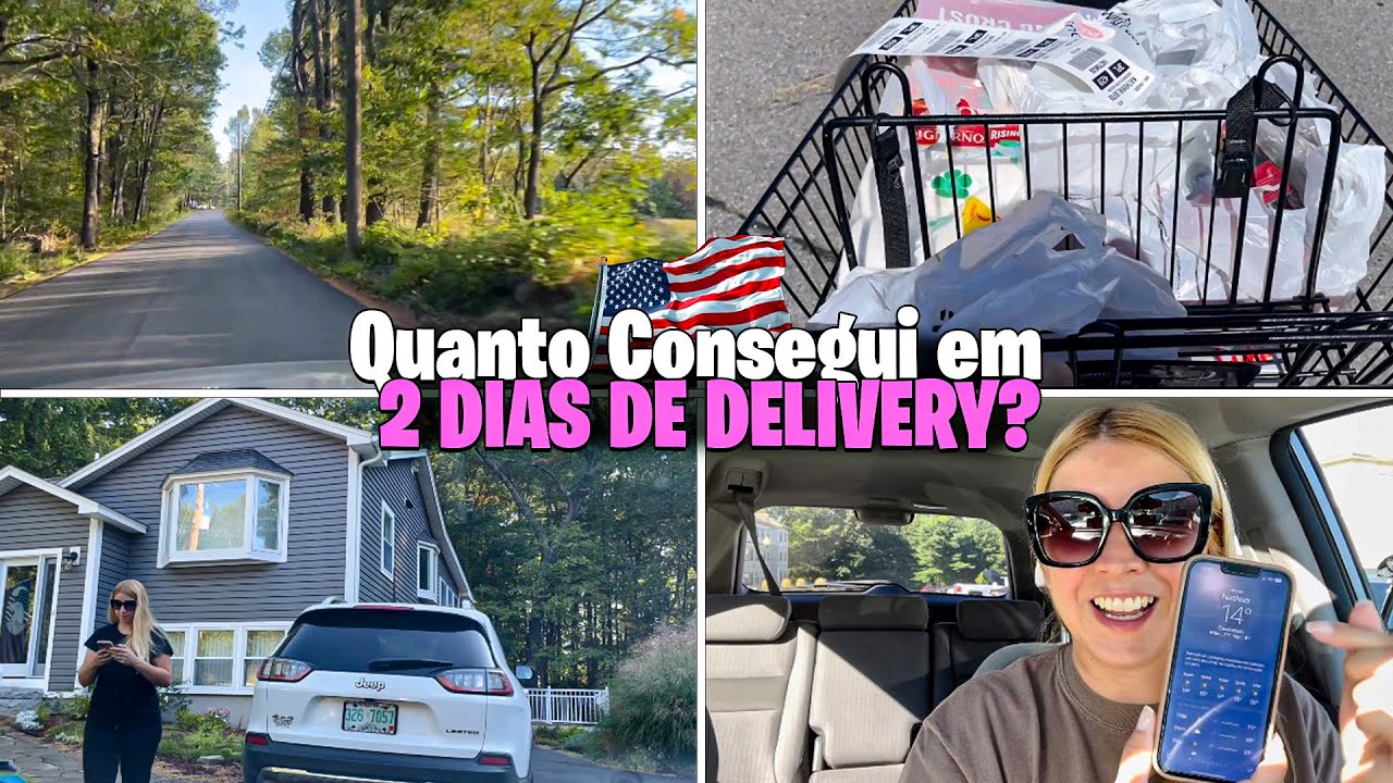 DELIVERY DOORDASH E UBER EATS NOS EUA