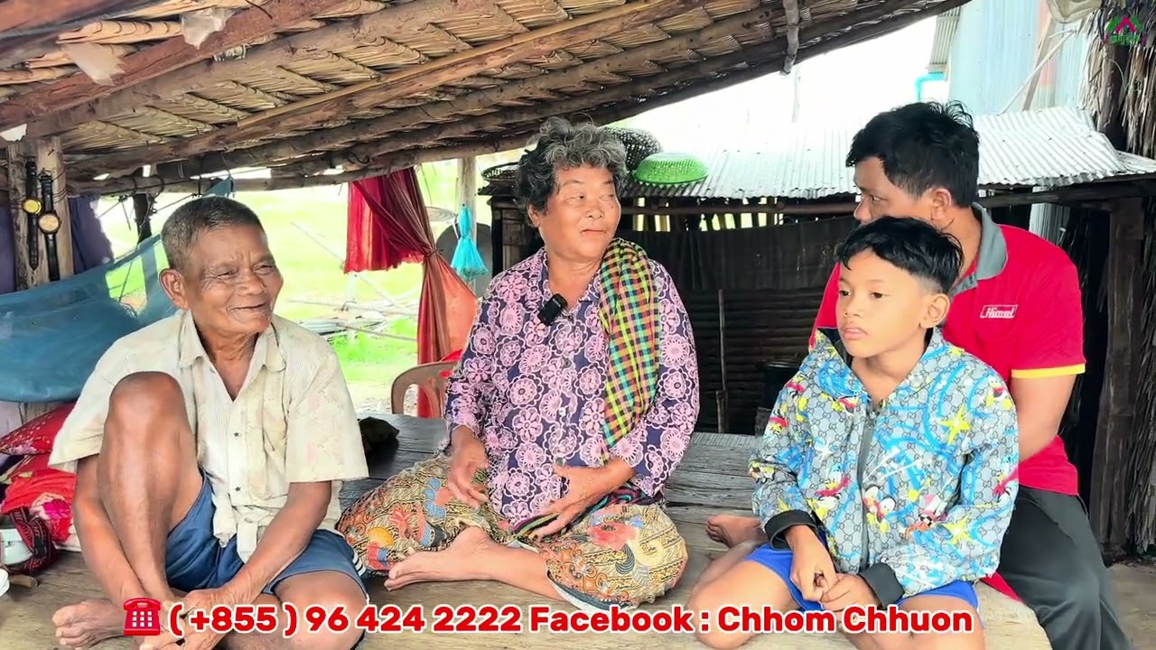 #1223 យាយតាចាស់ជរារស់នៅខ្ទមកំសត់កណ្តាលវាល រស់ដោយសារតែចៅប្រុស