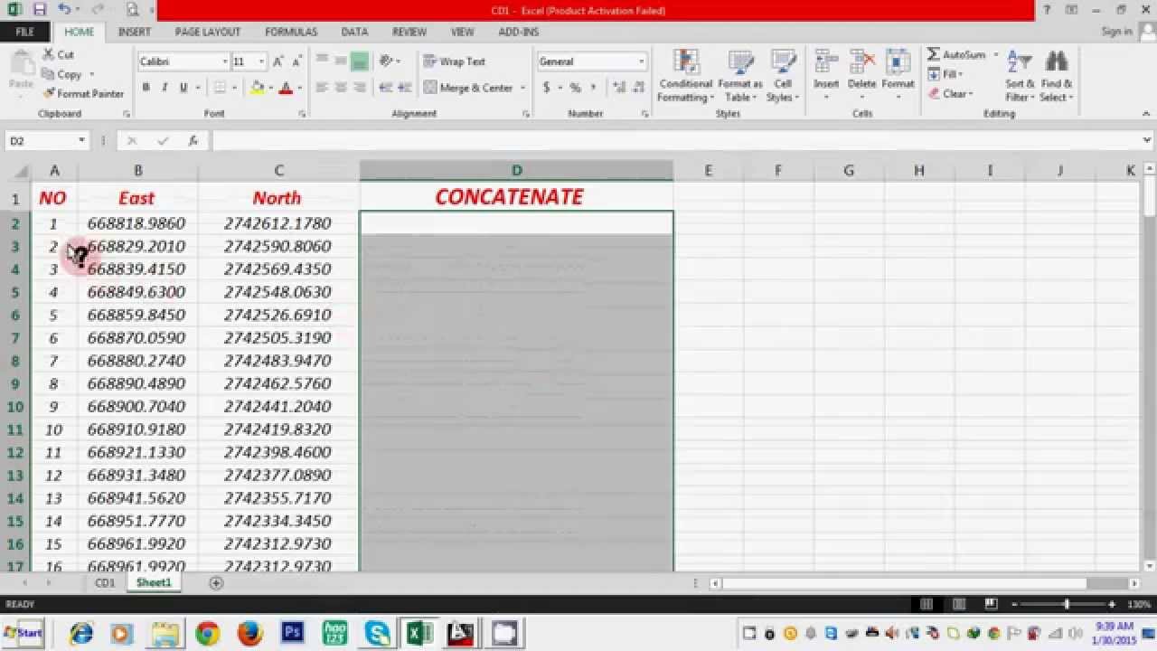Excel to autcad in Urdu