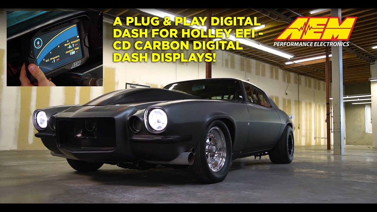 A Plug & Play Digital Dash for Holley EFI Systems!