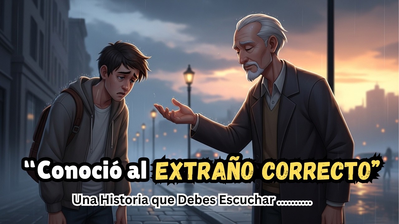 “El Extraño Que Cambió Mi Vida en Una Frase | Historia de Palabras, Bondad y Sabiduría”