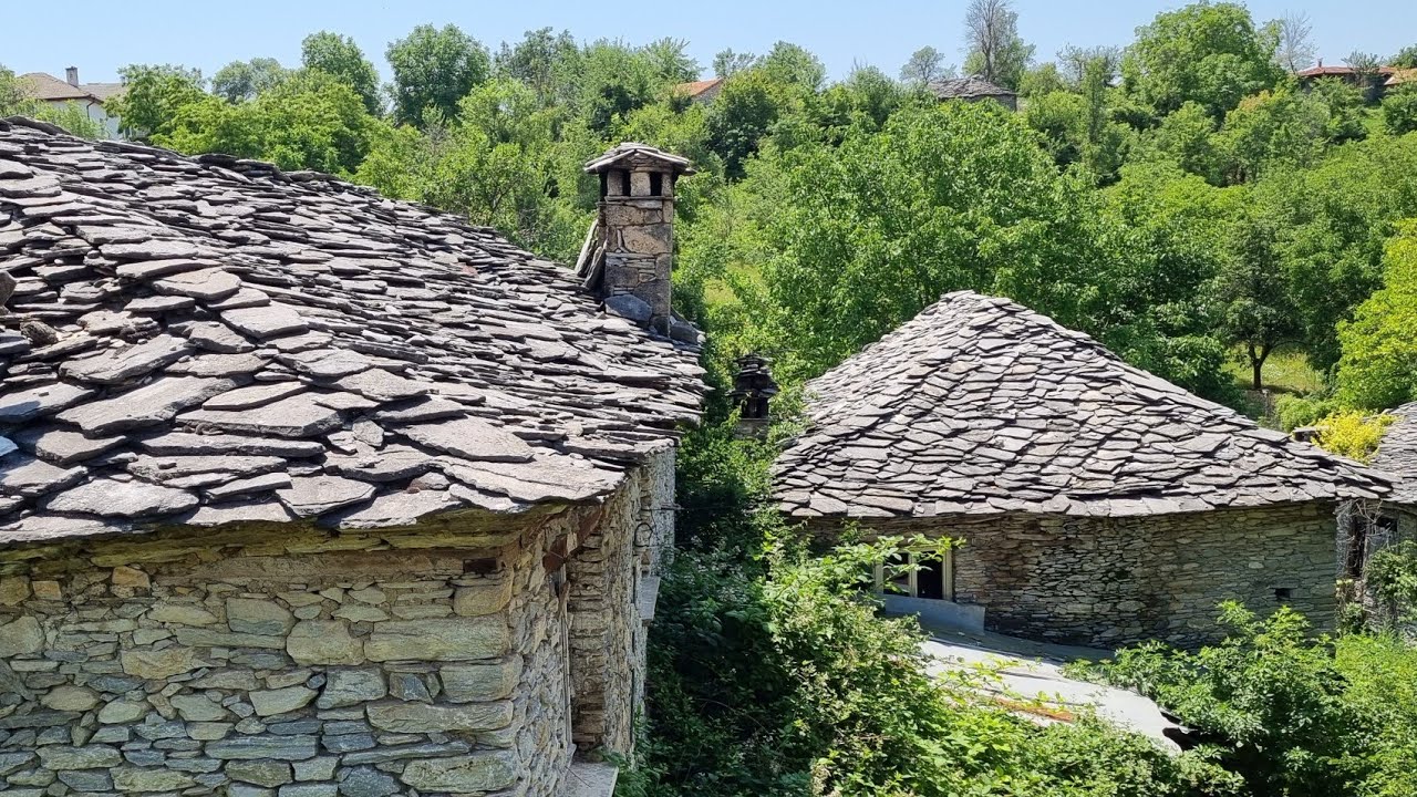 Stone houses in Bulgaria