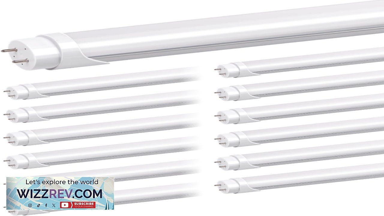 Kihung LED T8 Bulbs 4FT Type B 24W 3120LM 6000K Daylight White Review