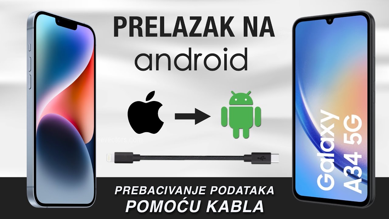 Prelazak na Android | Prebacivanje podataka pomocu kabla