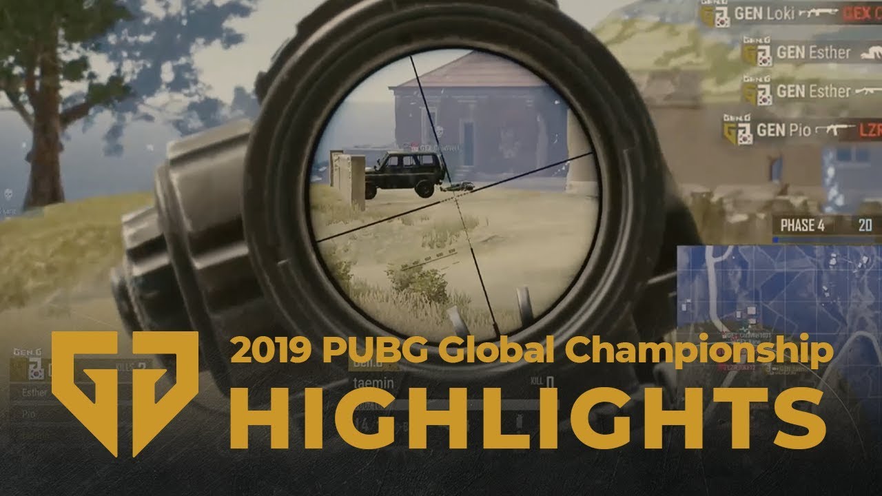 세계 대회 2회 연속 챔피언의 날카로운 각! 챔피언 젠지 PUBG팀 PGC 하이라이트 [Gen.G PUBG]