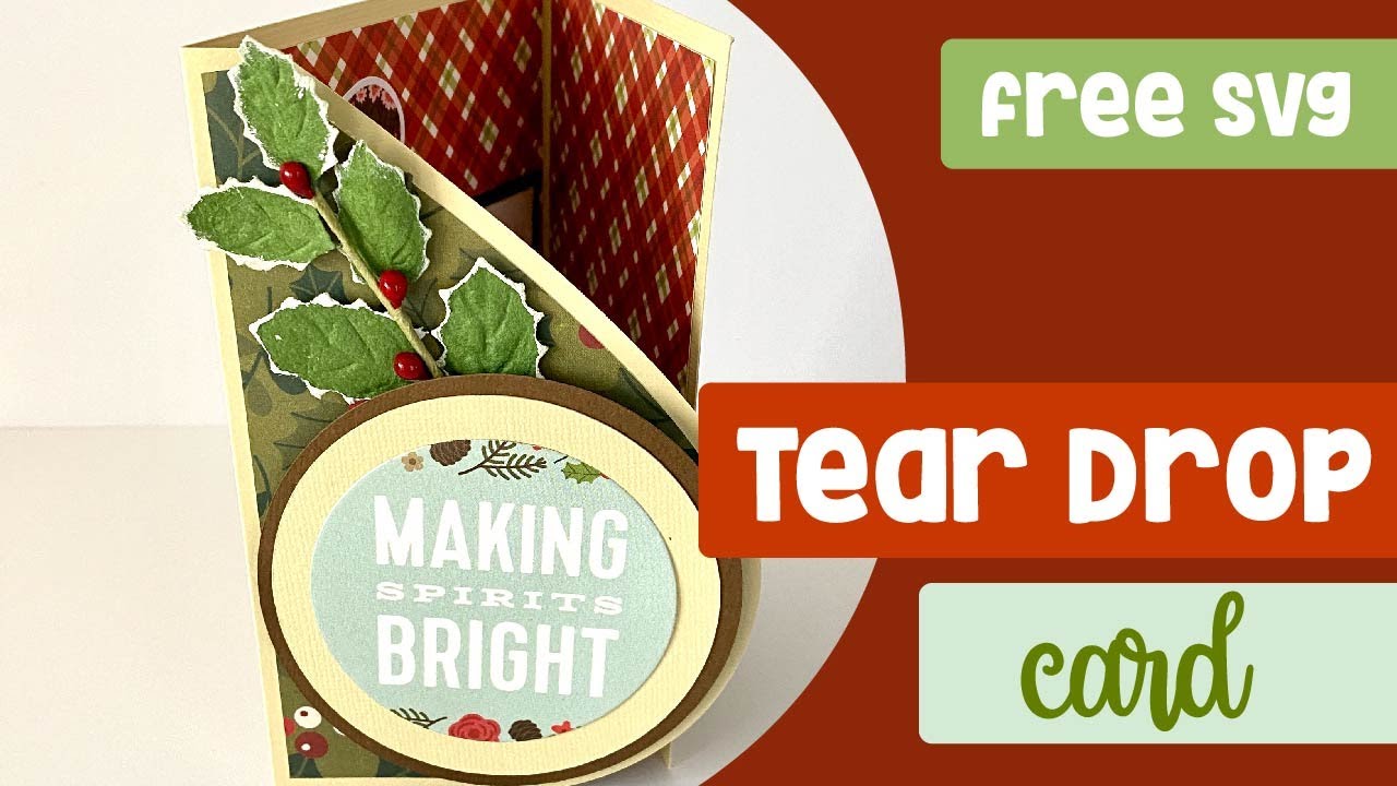 Tuesday Templates: Tear Drop Fun Fold Card Template and Tutorial Quick and Simple Cards