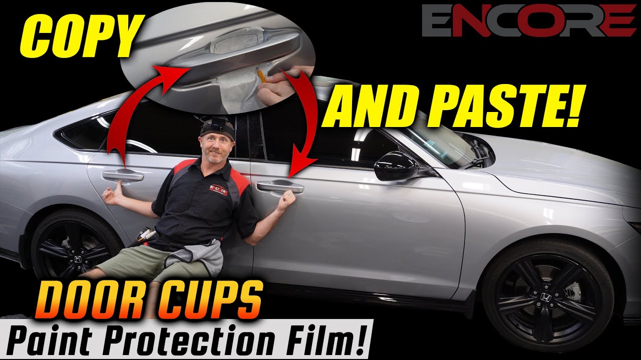 CUSTOM PPF Installation on Door Handle Cups & Door Edge Protection