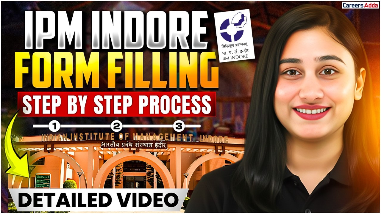 IPMAT Indore 2026 Form Filling Process | Step-by-Step Registration Guide