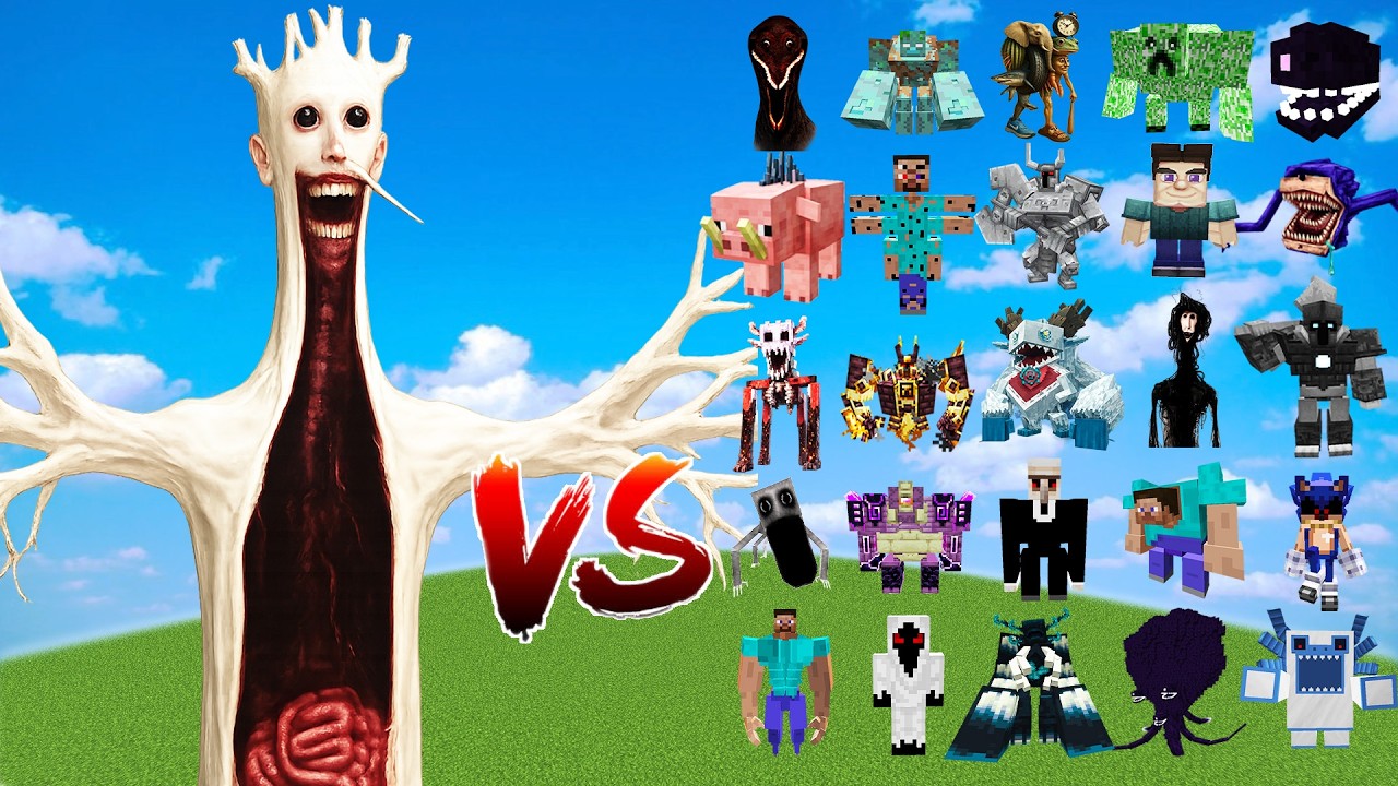 Fran Keel [Doctor Nowhere] vs All Minecraft Bosses | Minecraft Mob Battle