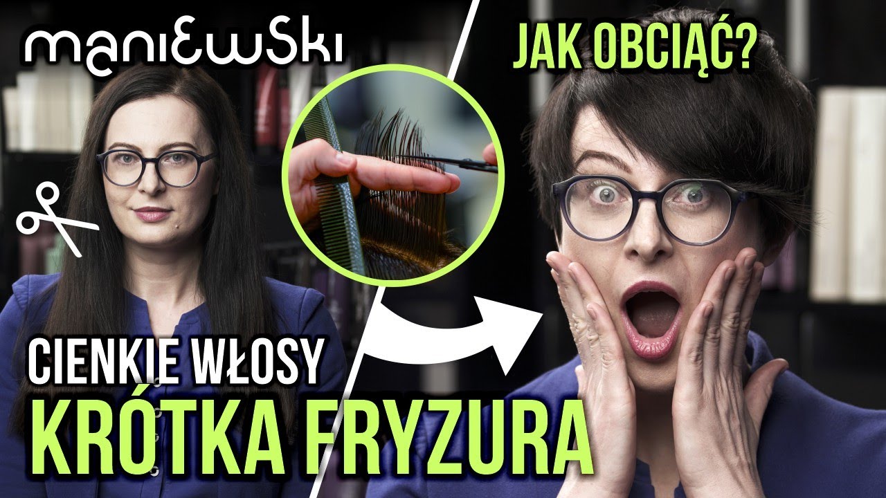 Arlena Witt – Najlepsza krótka fryzura dla cienkich włosów – jak obciąć? Metamorfoza [MANIEWSKI]