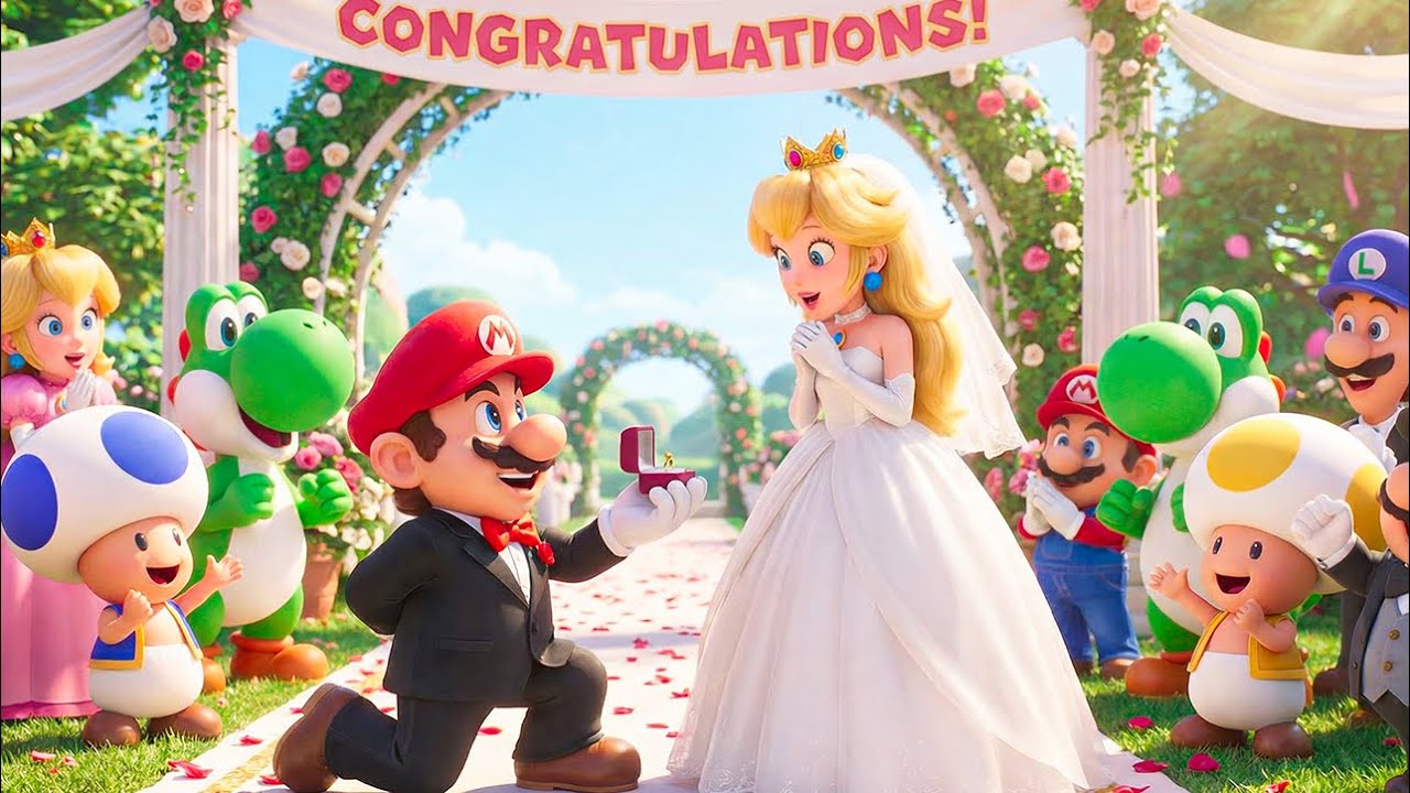 Como Será A Preparação Para O Casamento De Mario E Da Princesa? Vamos Acompanhar!