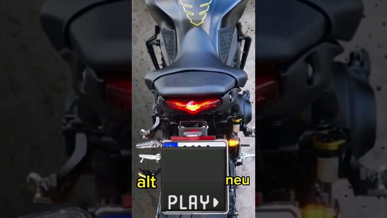 Mini Blinker, Umbau in 1 Minute #yamahamt09  #bikerlife