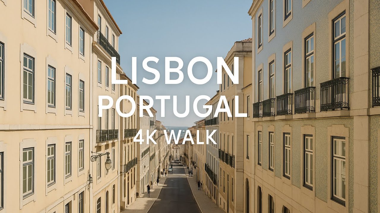 Lisbon Portugal 4K Walk – Through the Stillness of Daylight