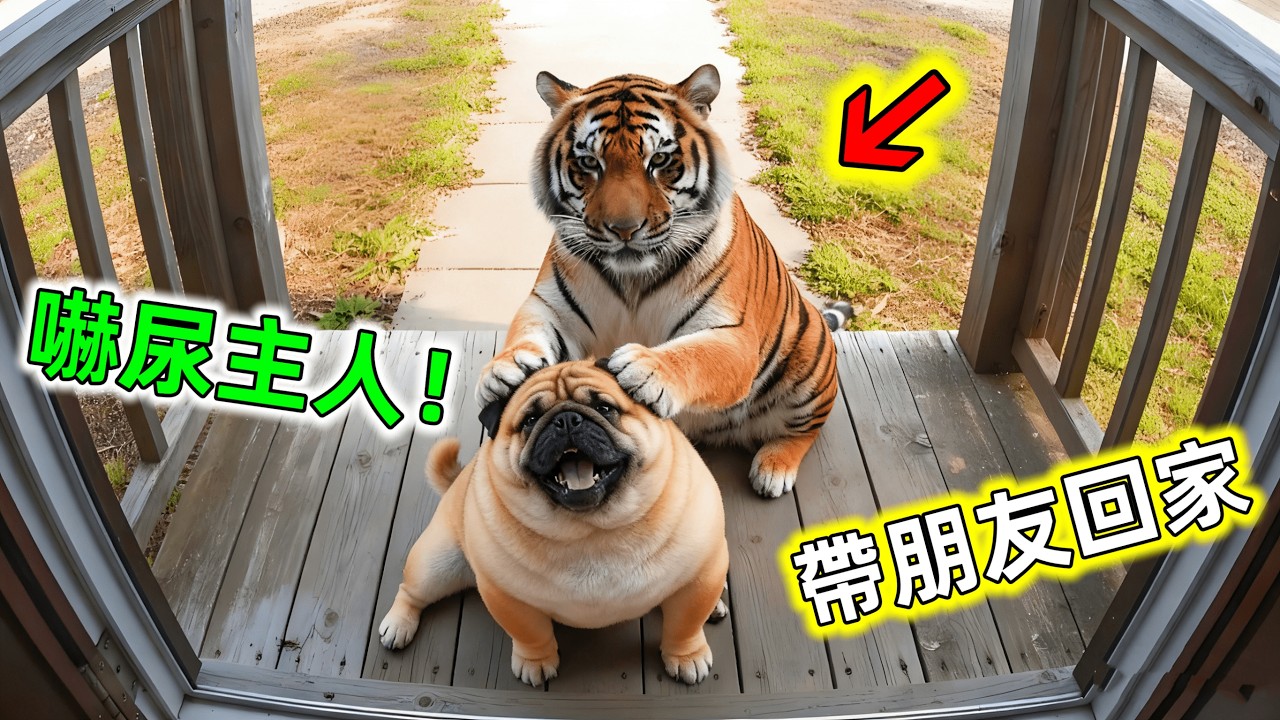 動物帶「朋友」回家主人當場嚇尿！這些不速之客原來也有暖心一面，最後一個看哭無數網民#動物 #動物迷惑行為 #動物帶朋友回家 #動物的友誼 #動物暖心畫面 #世界之最 #老王看世界