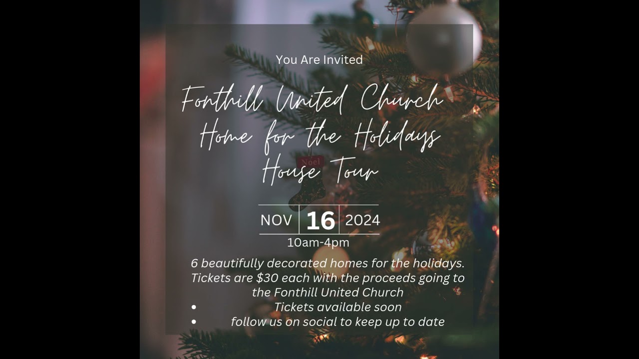 Fonthill House Tour #communityevent #holidayhousetour #christmasdecor #homefortheholidays