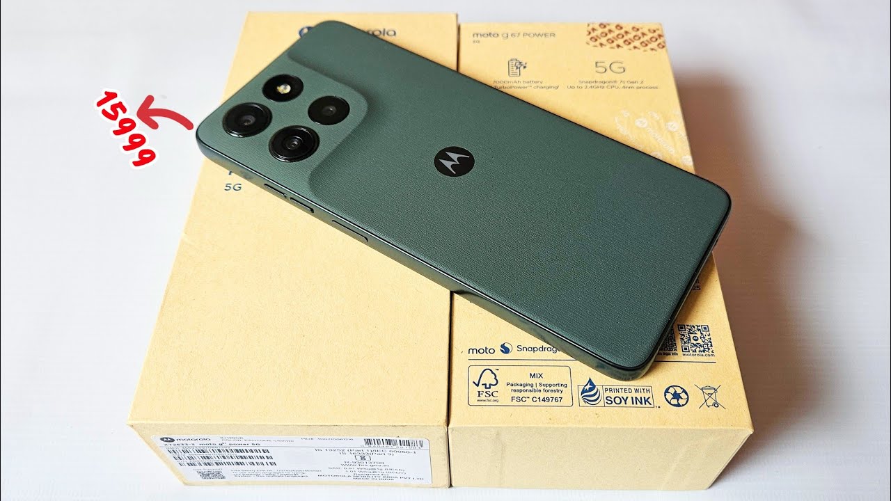 Motorola G67 Power 5G 8/128 Unboxing and Price Details : Under 15999