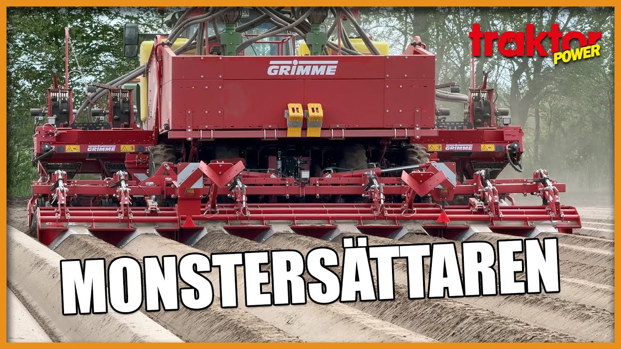 MONSTERSÄTTAREN – Sätter åtta rader potatis