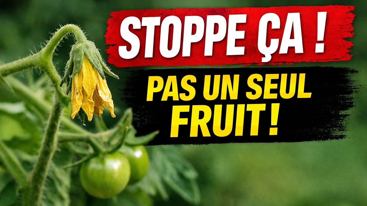 JUIN : Tes TOMATES n'ont AUCUN FRUIT ? C'est TA faute. STOPPE ÇA !