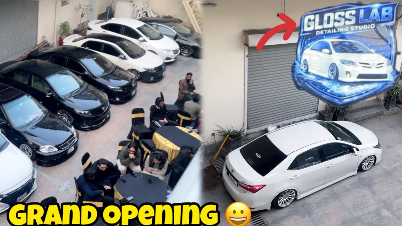 Detailing Studio Grand Opening In Gujranwala 😁 