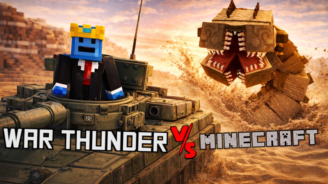 WAR THUNDER VS NAJPOTĘŻNIEJSZE BOSSY Z MINECRAFT