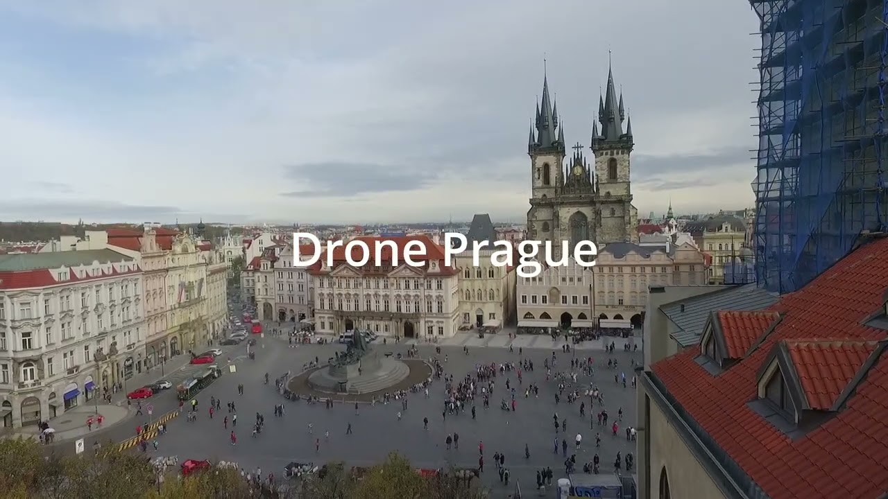 Prague Aerial Footage | Drone Stock Video