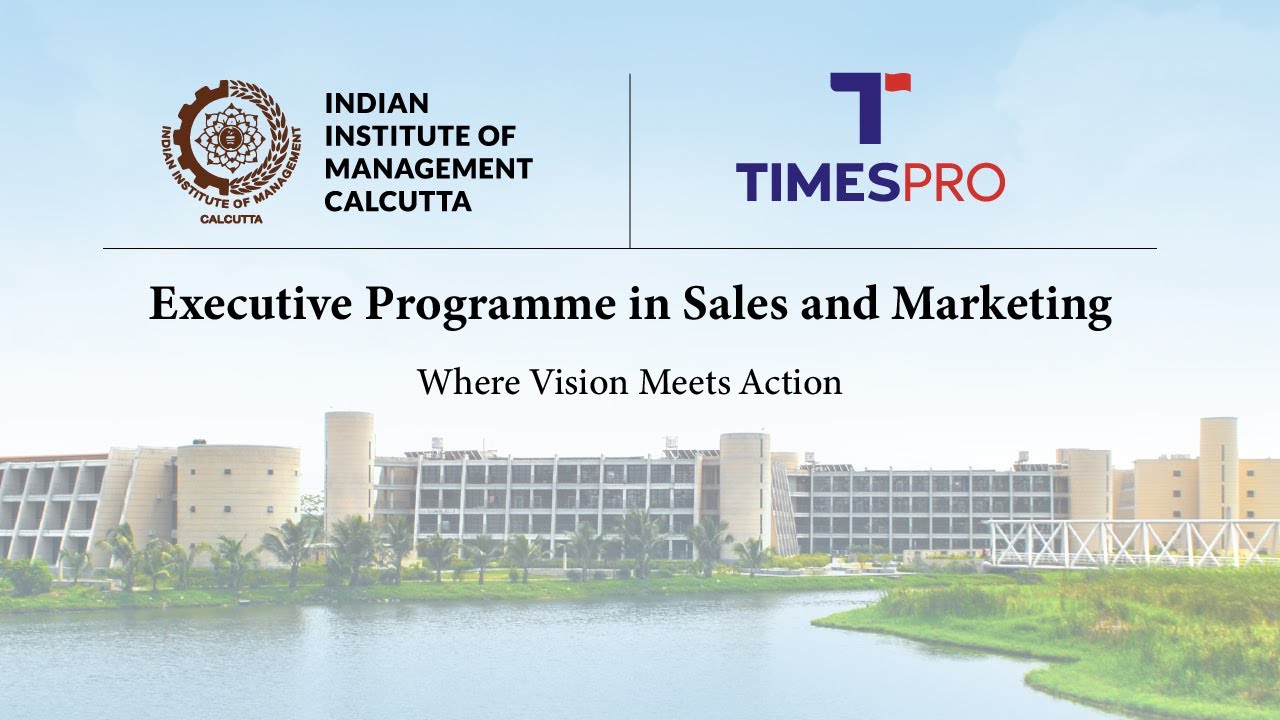 Программа для руководителей IIM Calcutta по продажам и маркетингу | Станьте лидером роста, готовы...