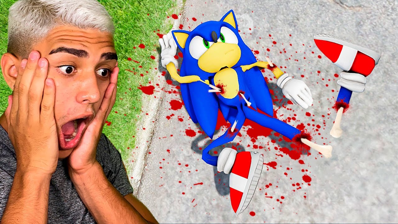 CONSIGO QUEBRAR TODOS OS OSSOS DO SONIC no GTA 5?!