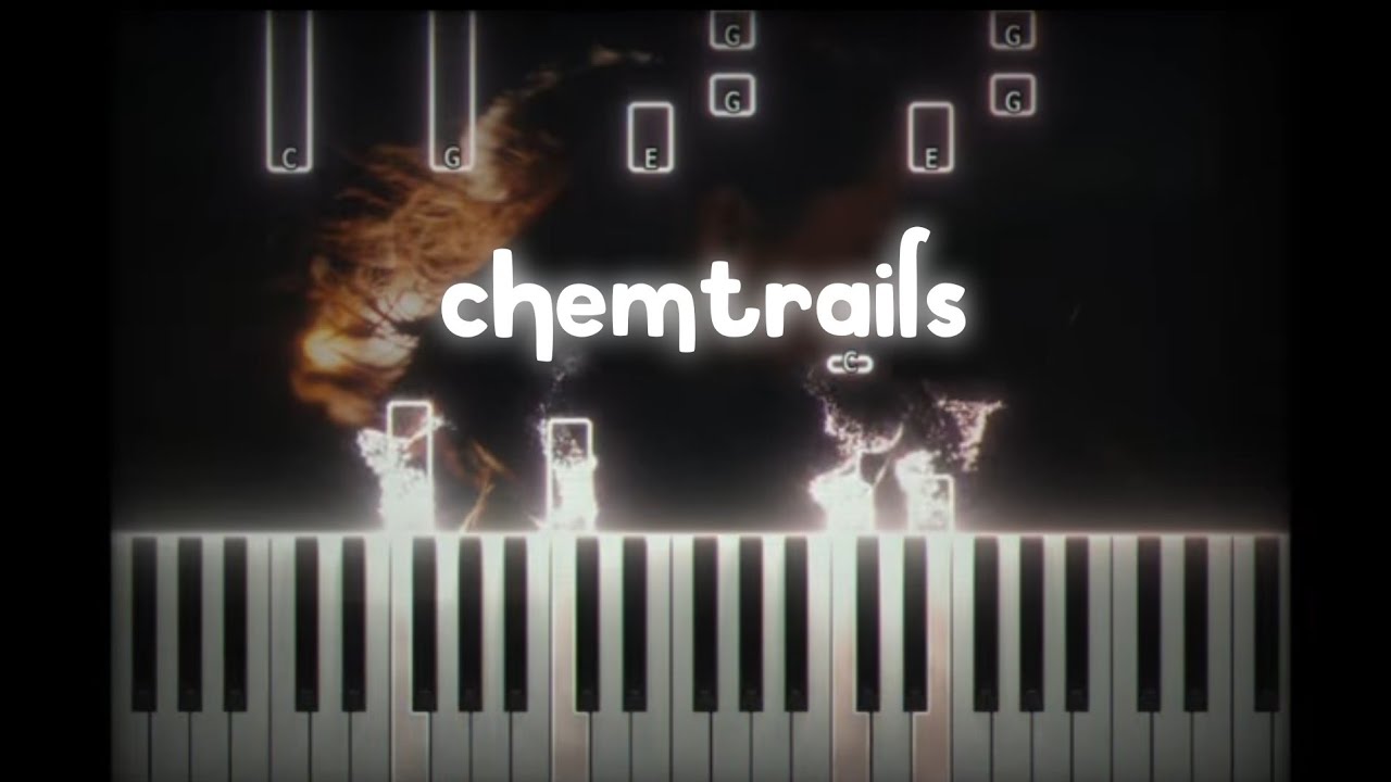 Lizzy McAlpine - chemtrails (Piano Tutorial)