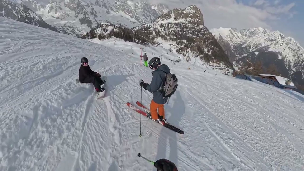 Skiing Courmayer, Italy