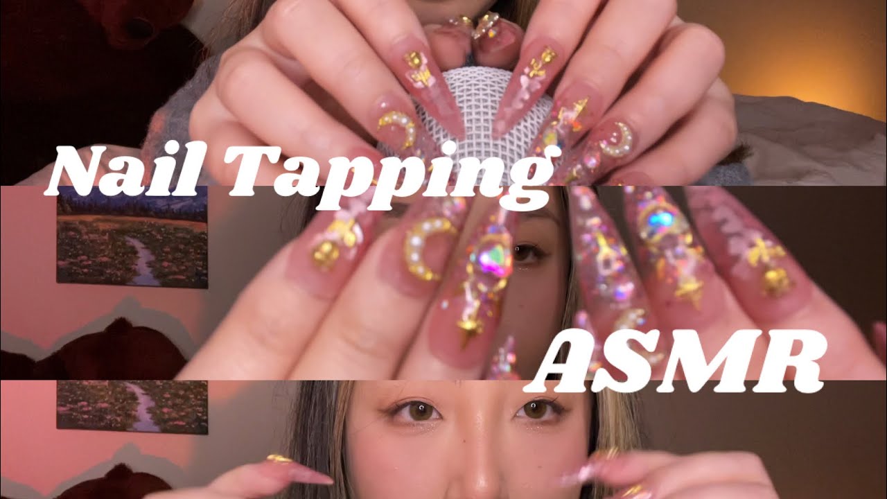 ASMR Nail Tapping + clacking🤎🫶🏽🦥