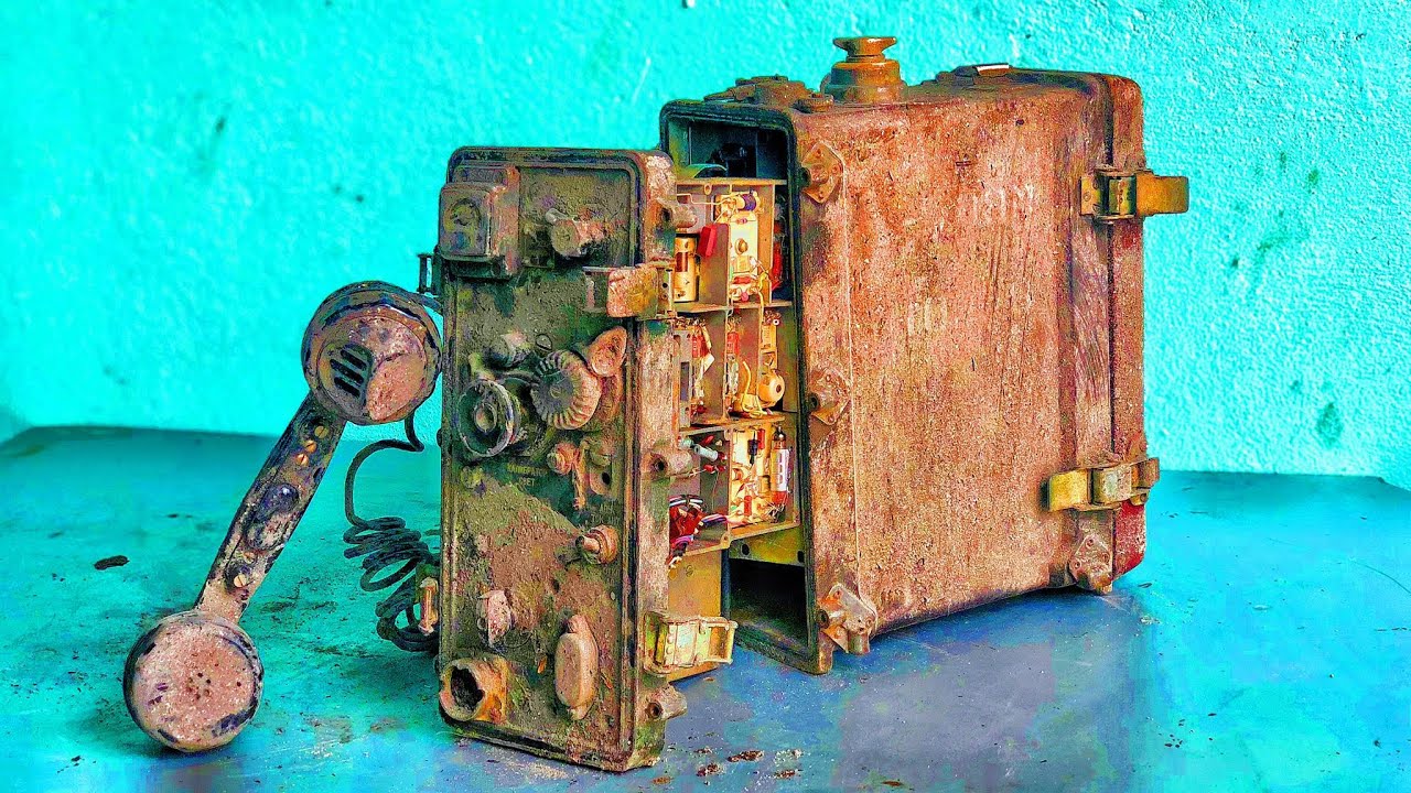 Restoration the phone of the former USSR 1960 | restoring ancient USSR phones in 1960