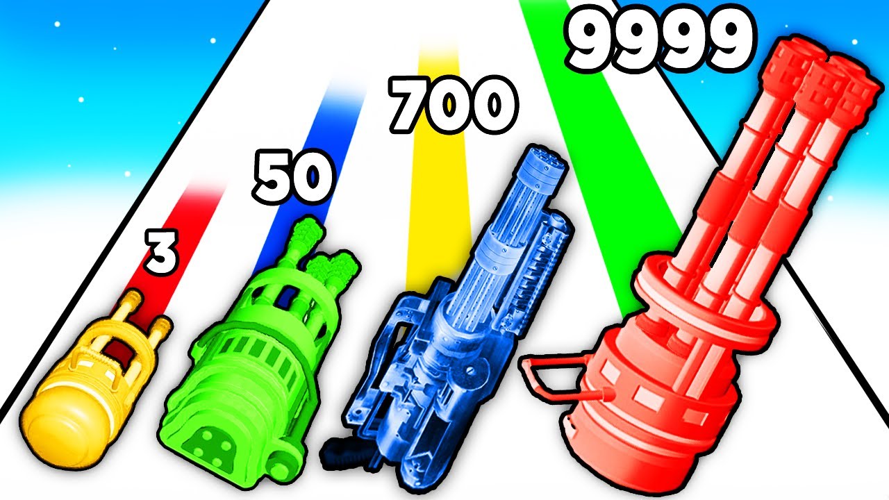 MAX LEVEL MINIGUN! - Minigun Rush 2048