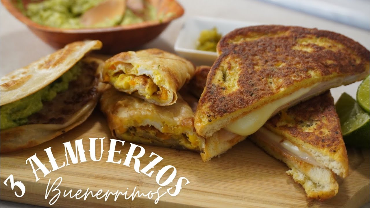 3 ALMUERZOS que te van a resolver los días de lunch