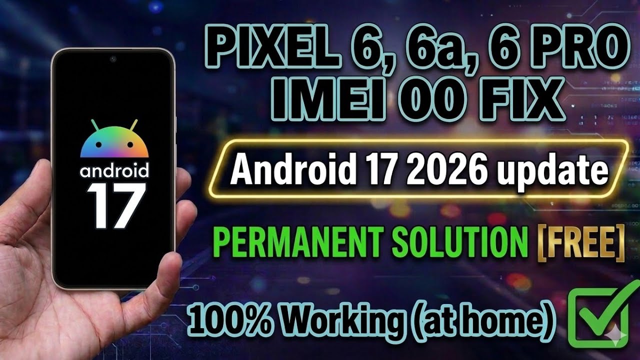 Google Pixel No Signal IMEI 00 Fix | Android 17 update | PTA Approved at Home (Working 2026)