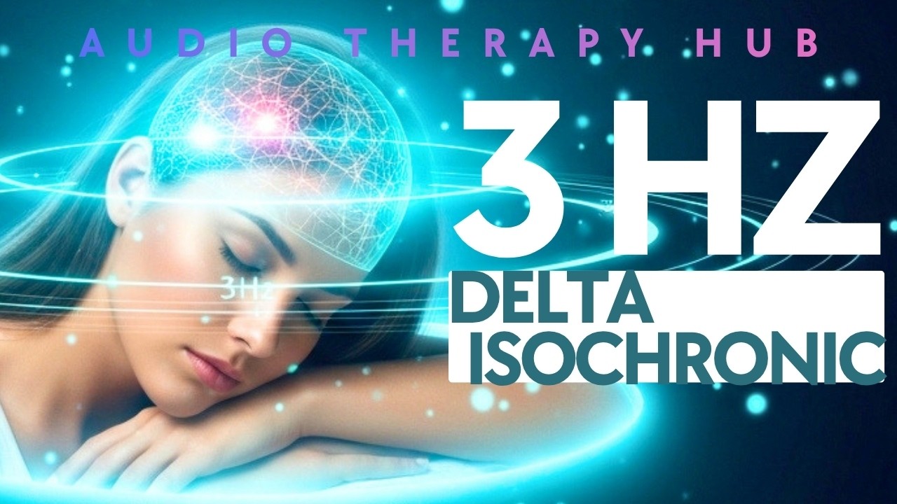 No Headphones Needed! Deep Sleep & Memory Consolidation | 3 Hz Delta Isochronic Tones | Black Screen
