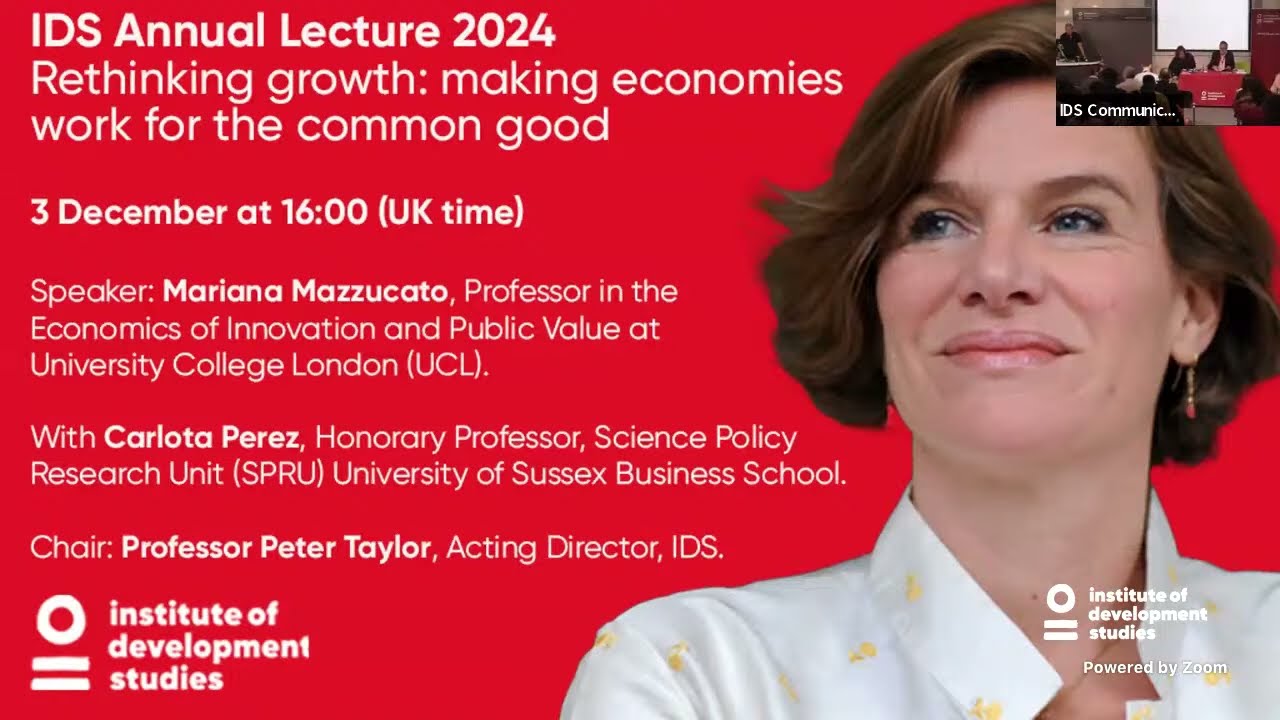 IDS Annual Lecture with Mariana Mazzucato