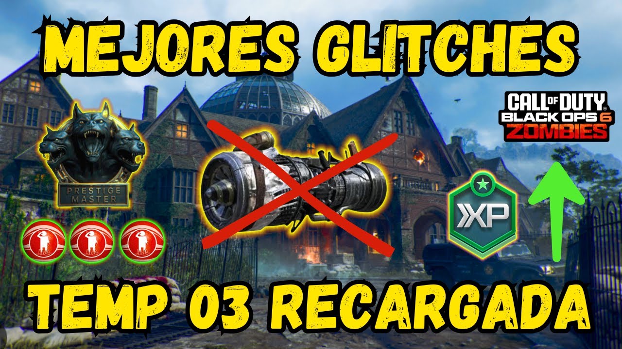 MEJORES GLITCHES TEMP 03 RECARGADA - GLITCH AFK POST PARCHE JET GUN - ¡BUFEO TRAMPAS ACEITE!