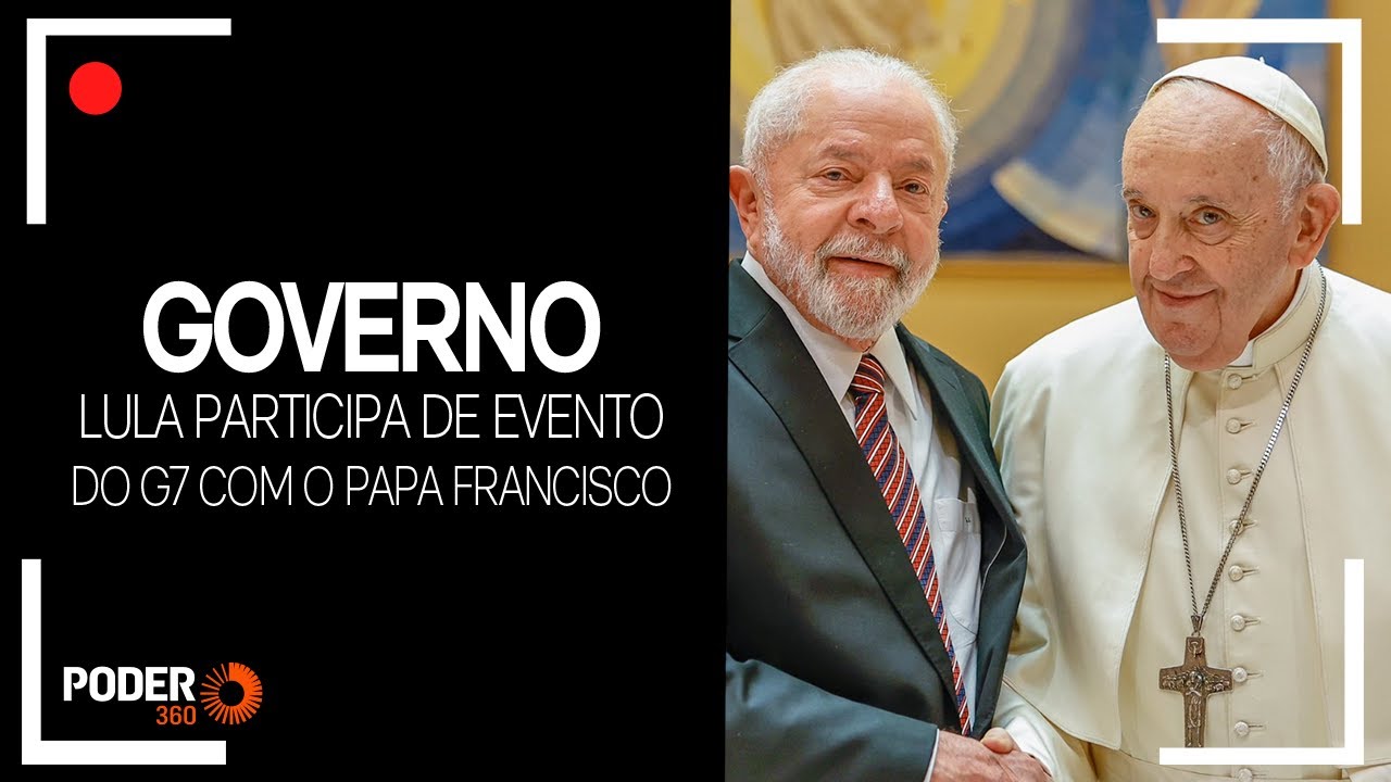 Ao vivo: Lula vai à cerimônia do G7 de boas-vindas ao papa Francisco