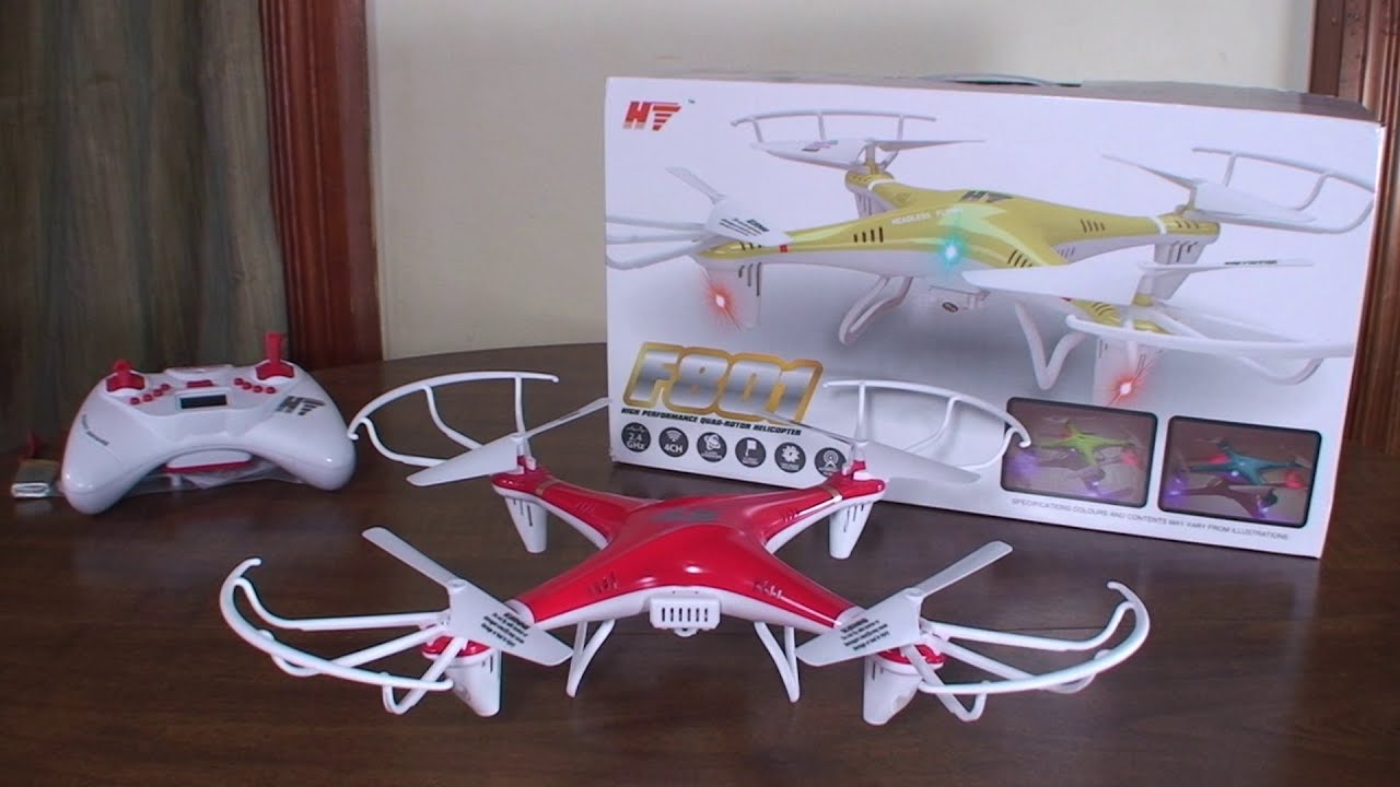HongTai - HT F801C - Review and Flight (Indoor & Outdoor)