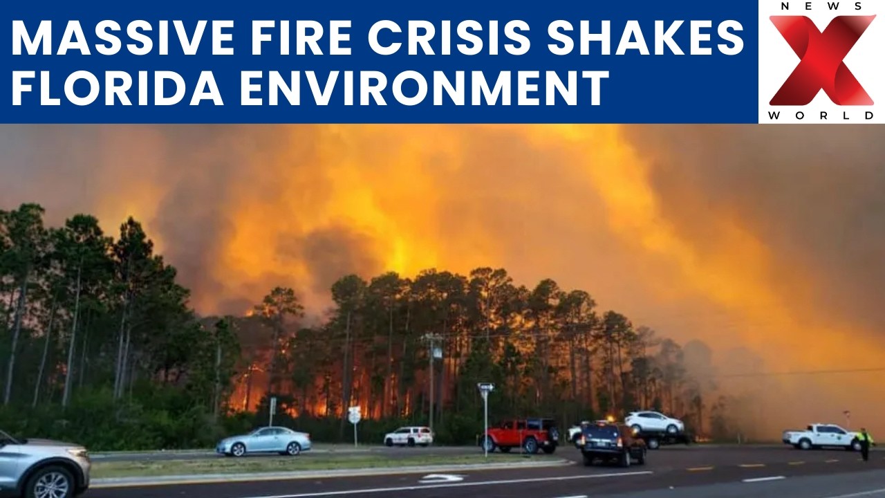 Florida battle against 25,000-acre fire continues as teams work to contain it | NewsX World