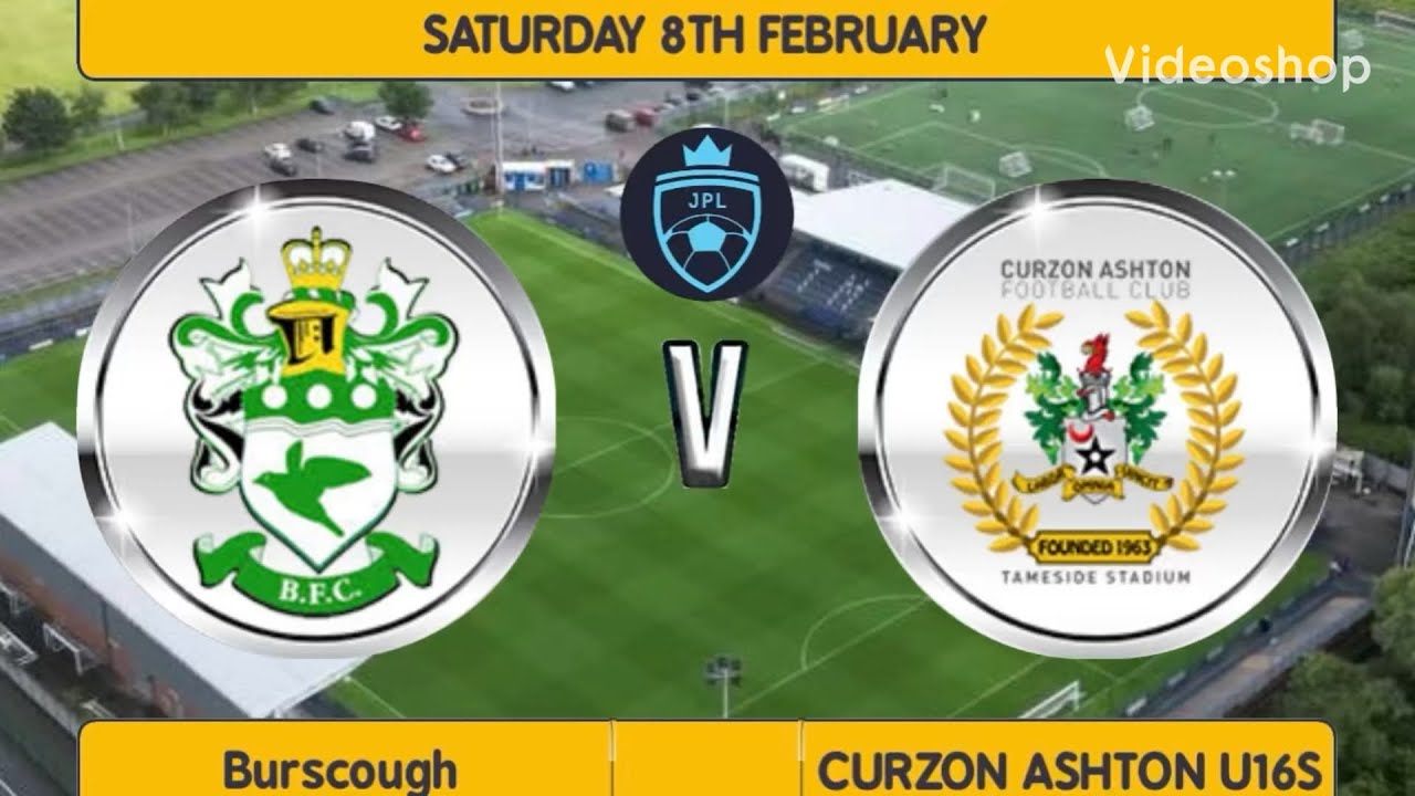Curzon Ashton u16s v Burscough AFC, JPL, 8/2/2025, (6-0)