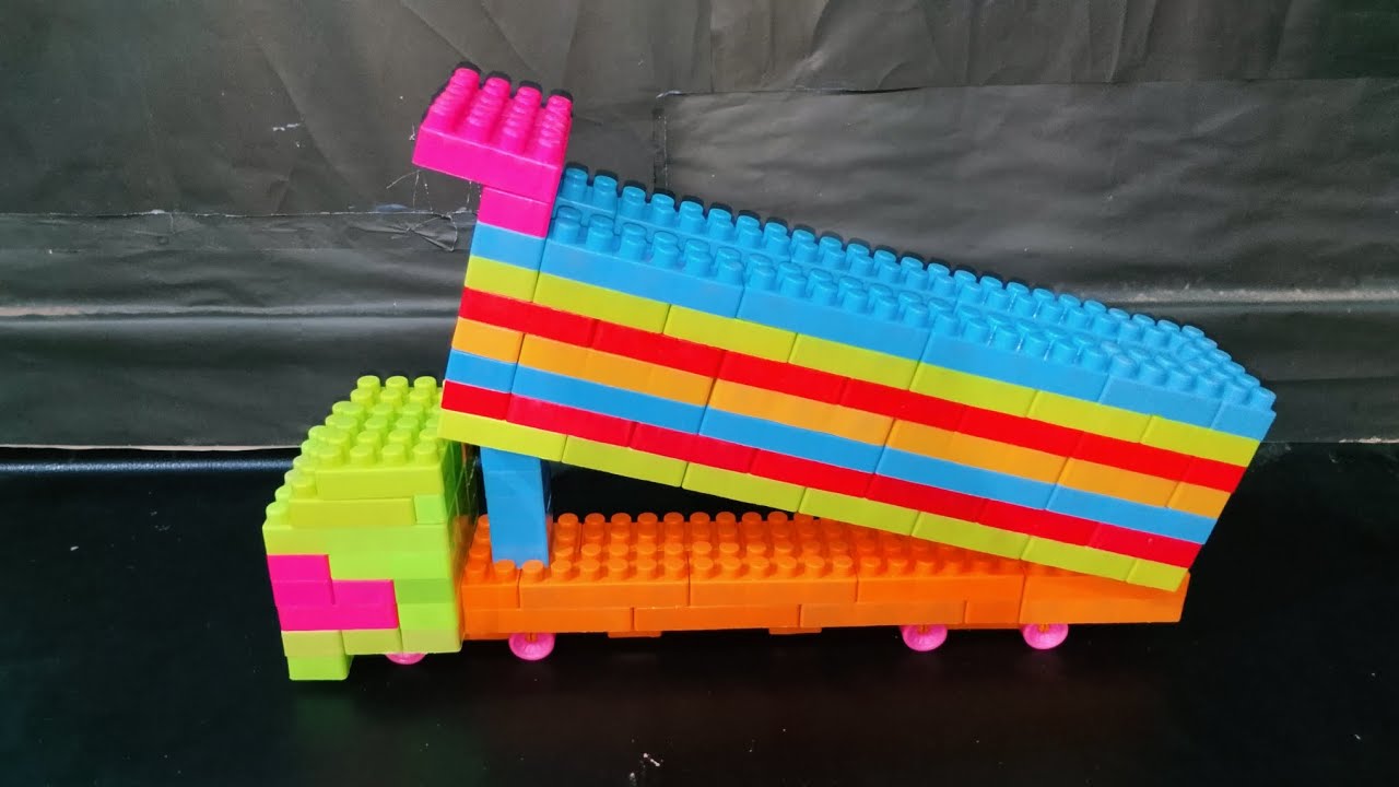 Satisfying DIy Lego Big Hydraulic Truck 10/#buildingblocks 