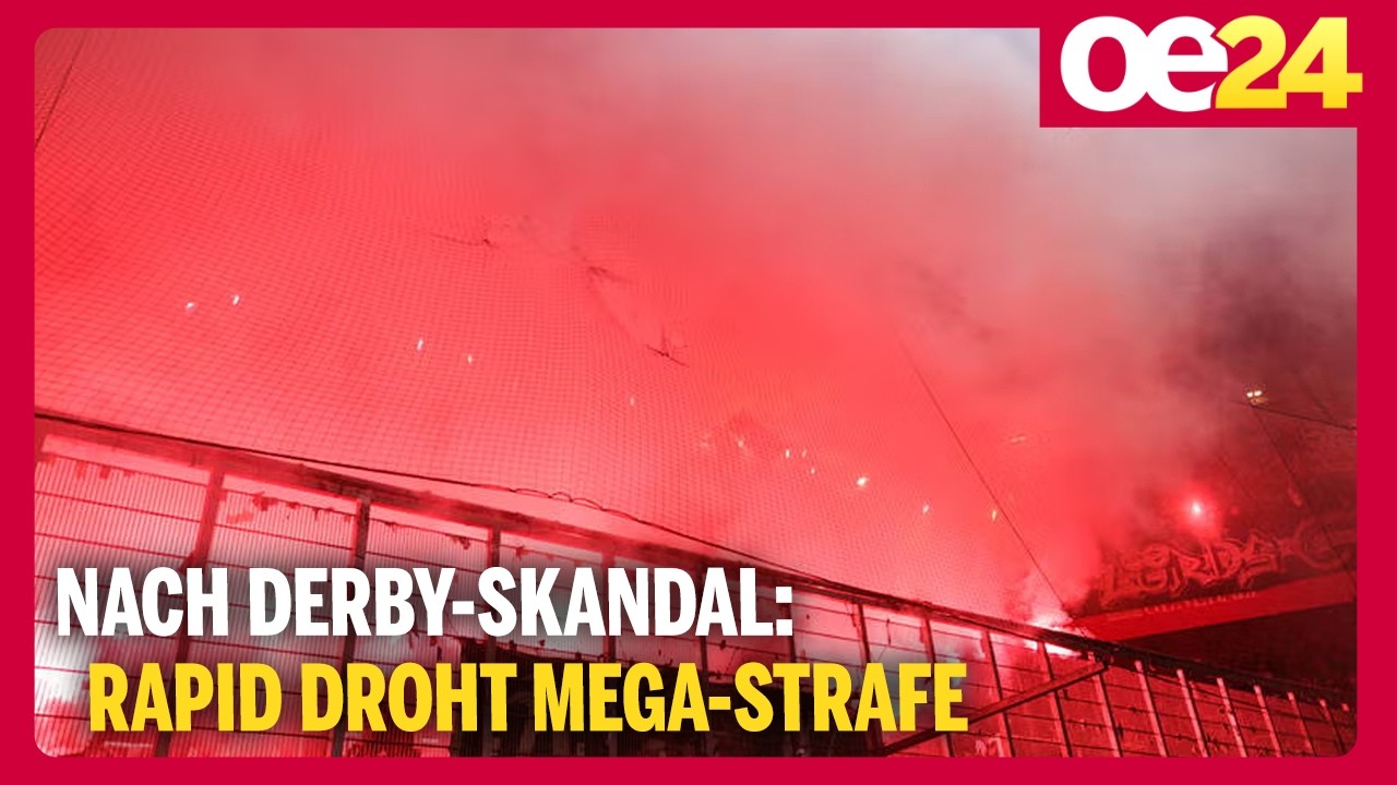 Nach Derby-Skandal: Rapid droht Mega-Strafe
