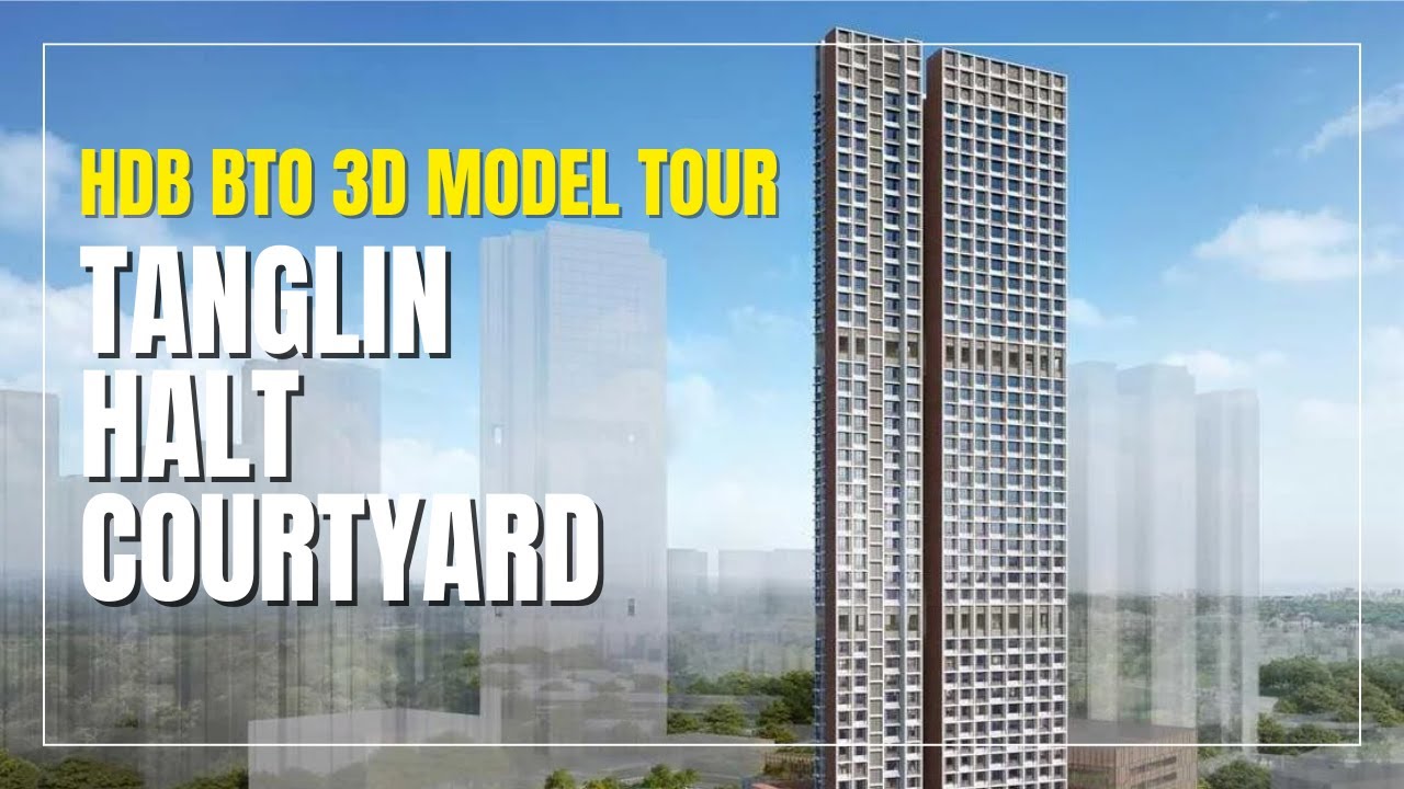 Visiting Singapore's FUTURISTIC BTO Housing (3D Model Tour) | Tanglin Halt Courtyard | Feb 2024